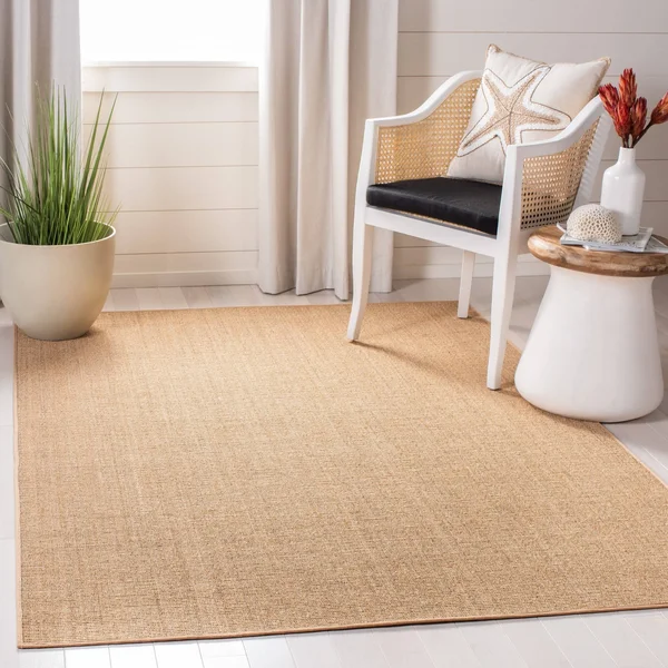 Martha Stewart Rug Collection MSR9501T - Light Brown - 9& x 13&