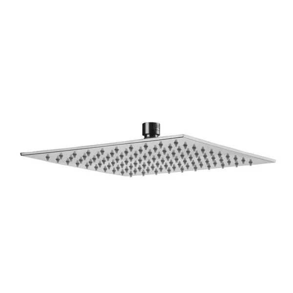 Jaclo Cubix 10x22 Wall/Ceiling Mount Single-Function Square Rain Machine Showerhead in Bombay Gold - Flow Rate: 2.0 GMP, SKU: S21