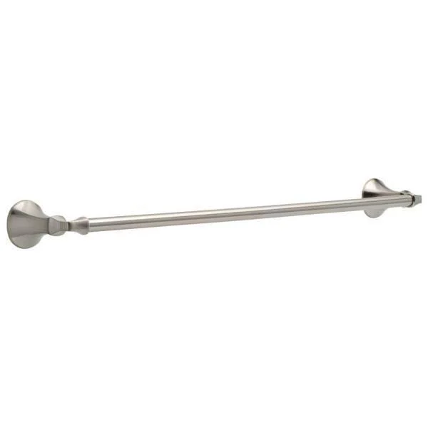 Delta Mandara 4-pc. Bath Hardware Set in SpotShield Brushed Nickel with Towel Ring - Toilet Paper Holder, 24x22 Towel Bar & H