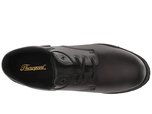 Thorogood Classic Leather Academy Oxford Steel Toe, Men's Black