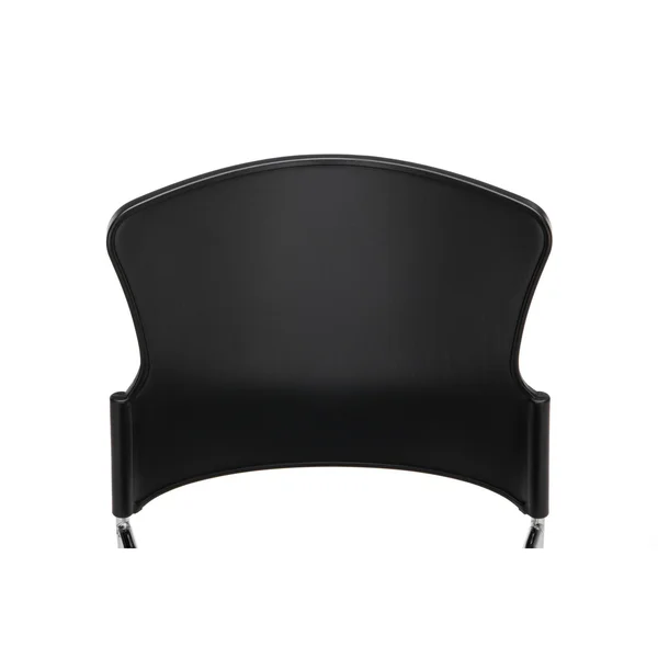 OFM Multi-Use Stack Chair with Plastic SEAT - BACK, Black