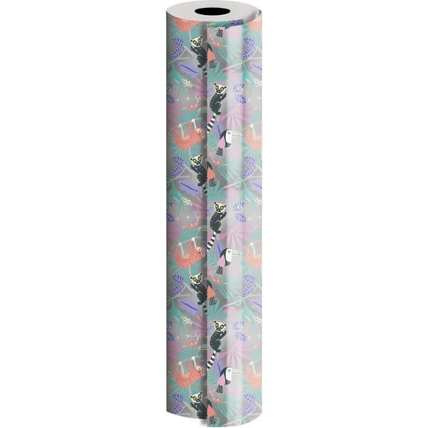 Jam Paper Industrial Size Bulk Wrapping Paper Rolls - Hanging' Out, 1/4 Ream (416 Sq ft), Sold Individually, Size: 2496 x 24