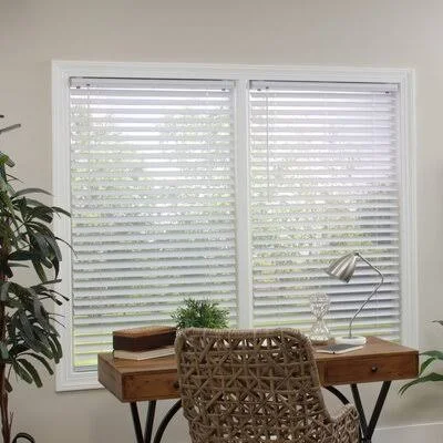 Room Darkening White Horizontal/Venetian Blind Latitude Run Blind Size: 37x22W x 48x22L