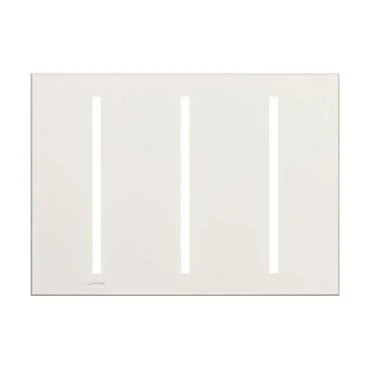 Lutron LWT-GGG-MN Grafik T, 3 Gang Wallplate, Midnight