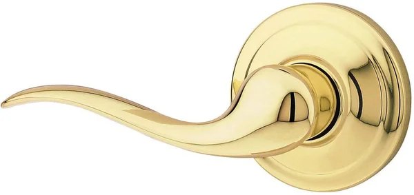 Kwikset 966TNLRH-5V1 Right Hand Tustin Lever Interior Single Cylinder Handleset Trim Antique Brass Finish