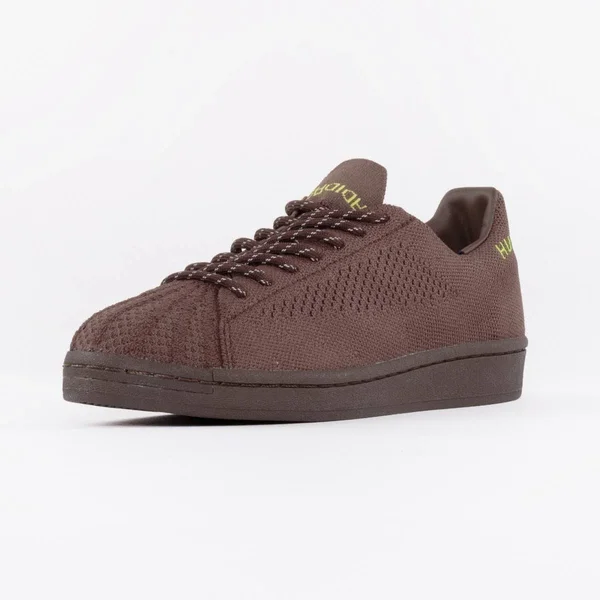 Adidas Originals x Pharrell Williams Superstar Primeknit Auburn/Bright Yellow/Bliss - Men's UK 4.5
