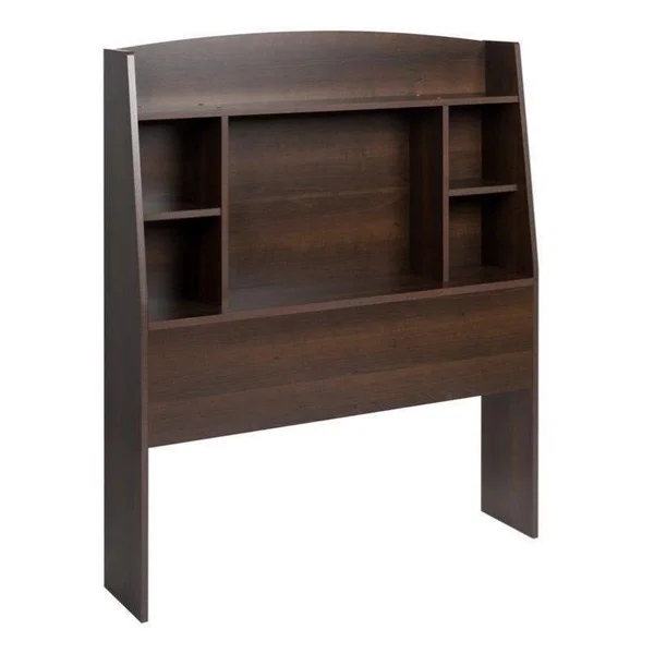 Hawthorne Collections Twin Bookcase Headboard in Espresso - HC-654911