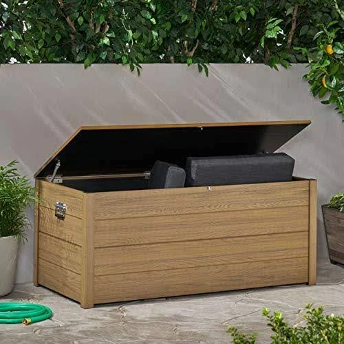 Christopher Knight Home 314565 Alberta Outdoor Deck Box, Brown