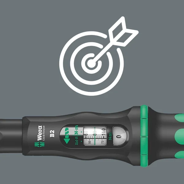 Wera 3/8x22 Adjustable Torque Wrench with Reversible Ratchet 20-100 NM