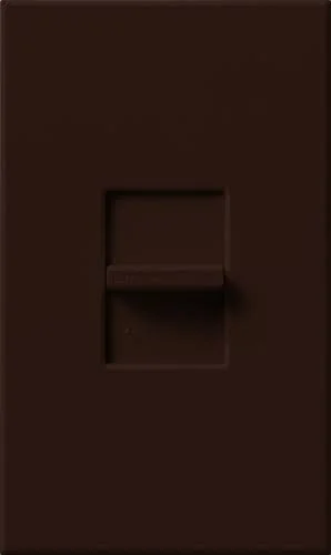 Lutron NTLV-1000-BR Nova T Magnetic Low-Voltage Dimmer, Single-Pole, Brown
