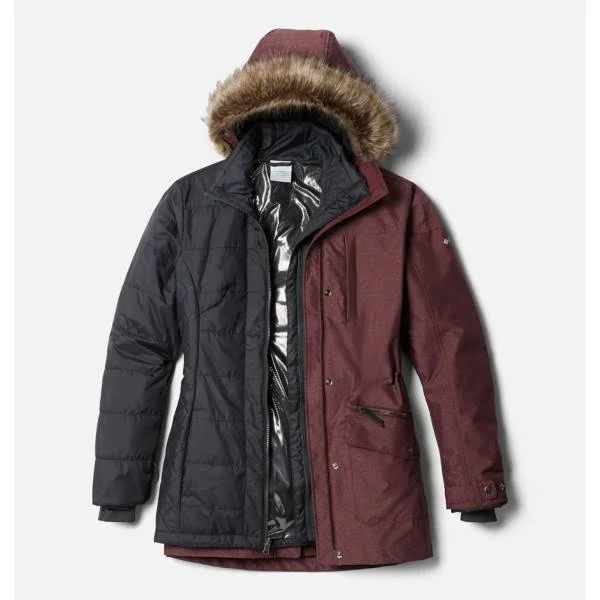 Columbia Women's Carson Pass interchange Jacket (L Malbec)
