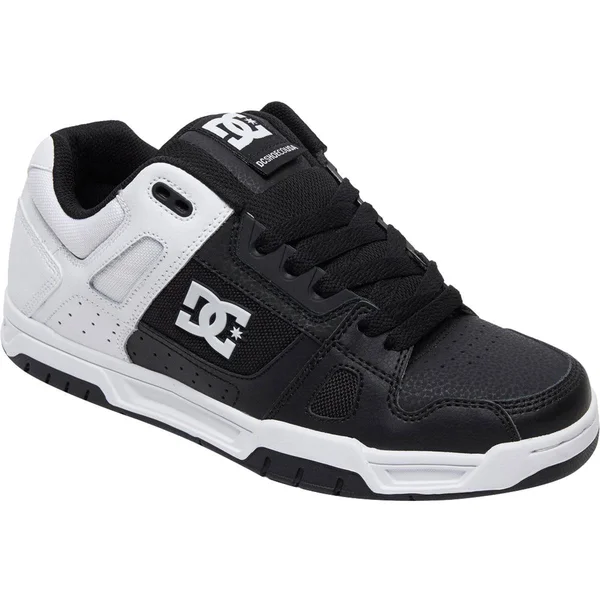 DC Stag Shoes Men's White/Black 9.5