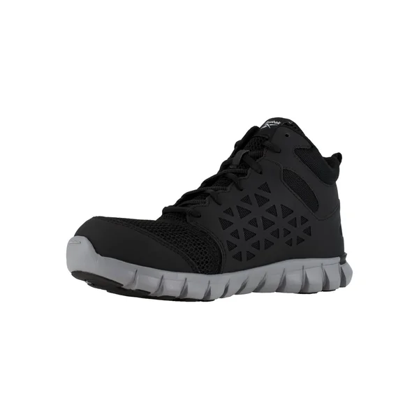 Reebok Sublite Cushion Work Mid Alloy Toe SD Boots, Men's Black