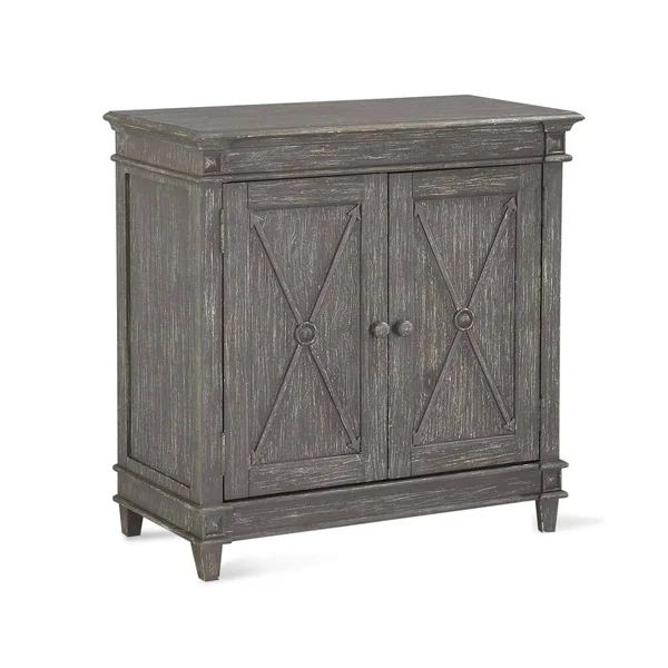 Dorel Living Margaret Accent Cabinet in Antique Gray - DA8273