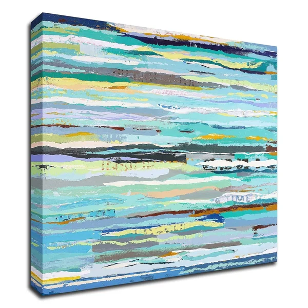 24x22 x 24x22 Message in A Bottle by Adam Collier Noel Print on Canvas
