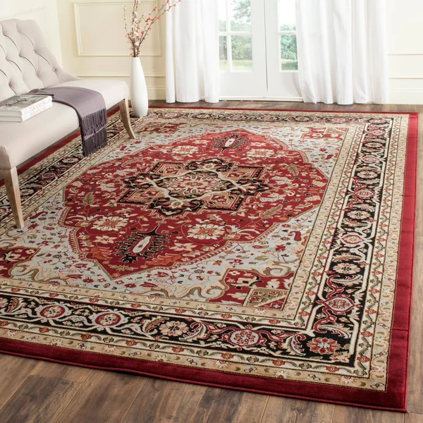 Safavieh Lyndhurst LNH330R 3&3x22 x 5&3x22 Ivory, Rust Area Rug
