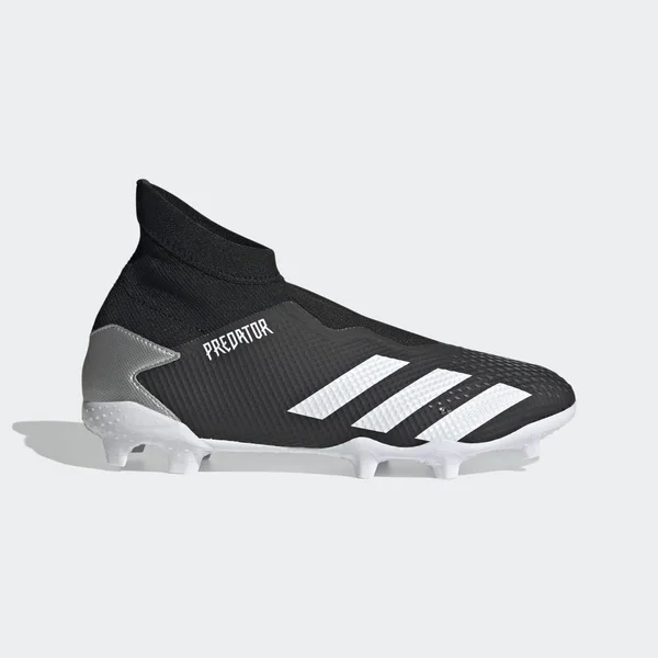 Adidas Predator Mutator 20.3 Laceless Firm Ground Cleats Black 4 - Mens Soccer Cleats