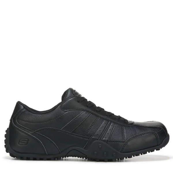 Skechers Men's Work Relaxed Fit Elston SR, Size: 11, Black