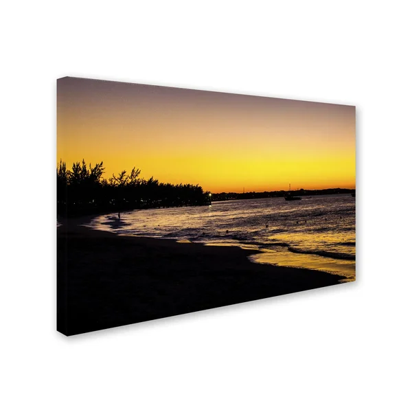 Trademark Fine Art Yg7140-C3047Gg Yale Gurney 'Deluxe Sunset' Canvas A
