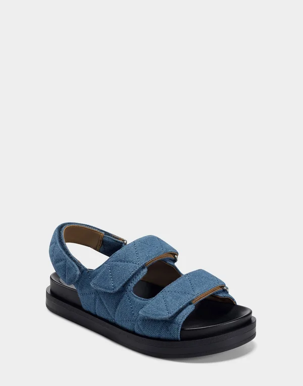 Women's Aerosoles Lamirca Sandal - Blue Denim - Size 8