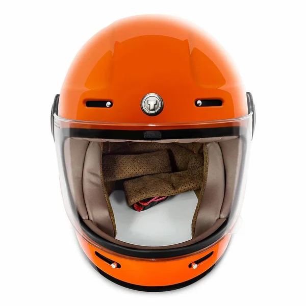 Torc T-1 Retro Full Face Motorcycle Helmet M - Nardo Grey