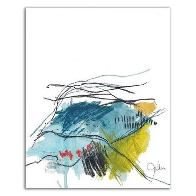 Abstract Landscape NO. 35 by Jan Weiss - Wrapped Canvas Print Ivy Bronx Size: 18x22 H x 14x22 W x 1.5x22 D
