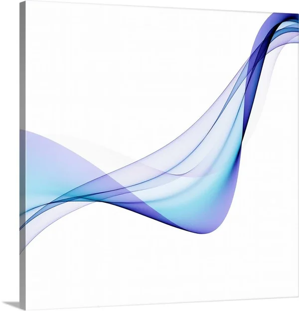 Blue Abstract Patterns - Artwork, Canvas Wall Art, 30x30, Great Big Canvas