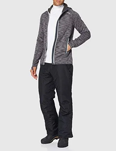 Ortovox Men's Fleece Space Dyed Hoody - Small - Black Raven Blend