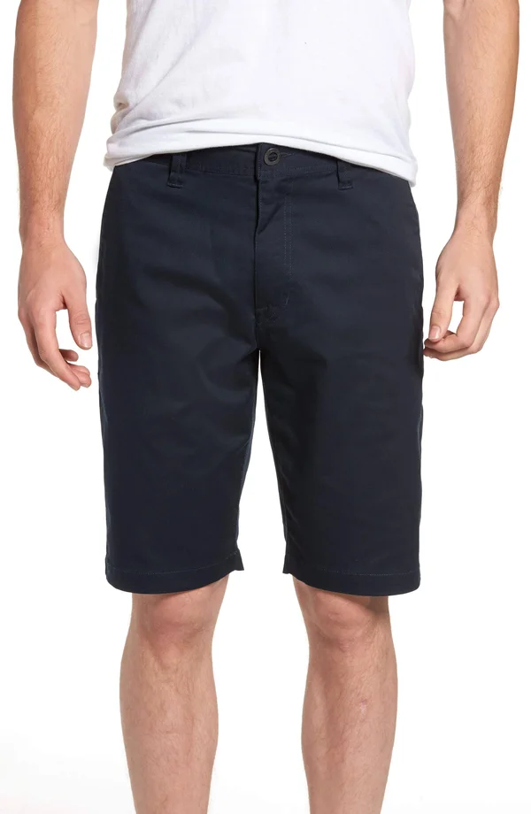 Volcom Frickin Modern Stretch Men's Shorts, Dark Navy, Size 44