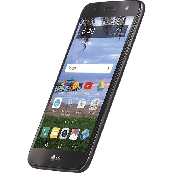 LG SMLGL63BGP5 Fiesta Simple Mobile 5.5& 1.4 GHz 4G LTE Phone Locked - Black