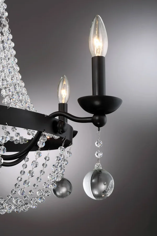 Quoizel Livery 4 Light Chandelier - Western Bronze - LVY5004WT