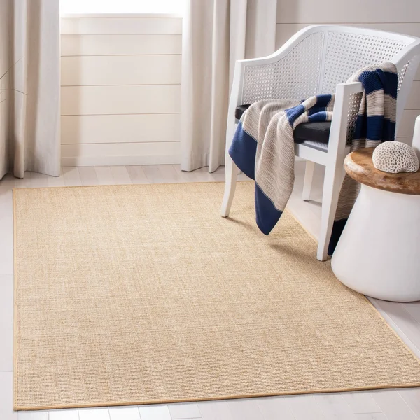 Martha Stewart Rug Collection MSR9501T - Light Brown - 9& x 13&