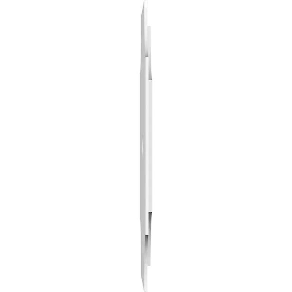 38 inchod x 3 inchid x 12 1/2 inchc x 1 inchp Haus Architectural Grade PVC Contemporary Ceiling Medallion - Two Piece