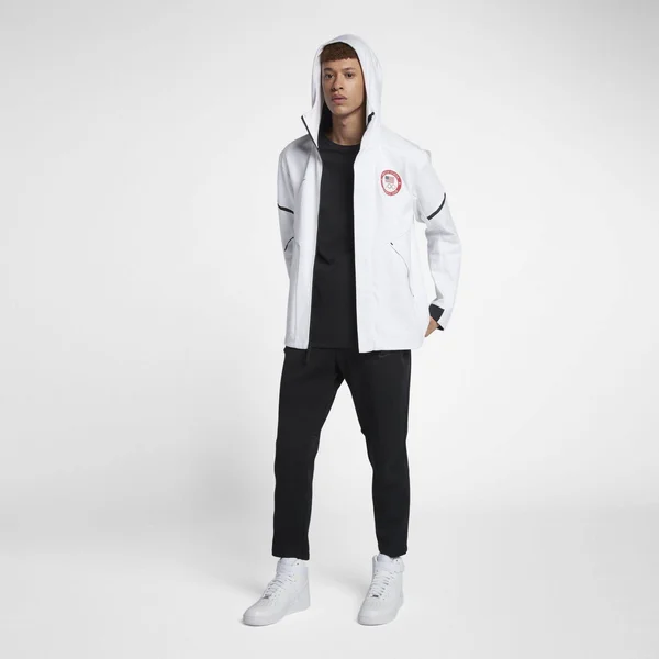 NIKE Tech Fleece Team USA Windrunner Men's Jacket (Imperial Purple/Iris/Imperial Purple - 3.5 Youth XL)