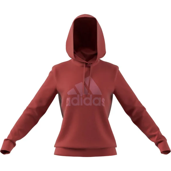 Adidas Women's Essentials Badge of Sport Hoodie S Women's Crew Red