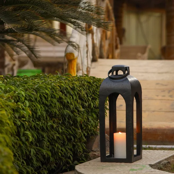 22x22 Cast Metal Outdoor Lantern Natural - Smith & Hawken
