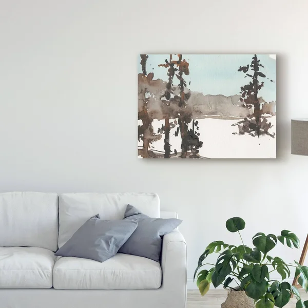 Trademark Fine Art 'Woodland Sketch III' Canvas Art by Samuel Dixon, Size: 35 x 47