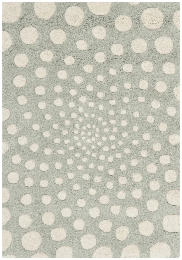 Safavieh Soho SOH766 Grey/Ivory 6& x 6& Round Area Rug