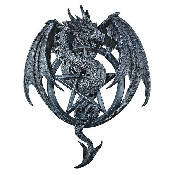 Design Toscano The Dragons Pentacle Wall Sculpture