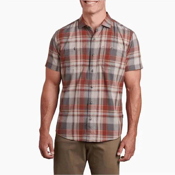 Kuhl Men's Styk Shirt, Campfire Red, L