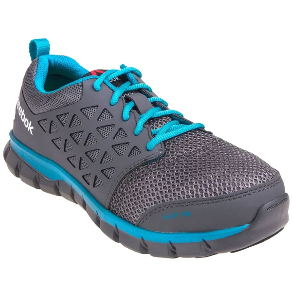 Reebok Women's Sublite Cushion Work Grey Alloy Toe-RB045