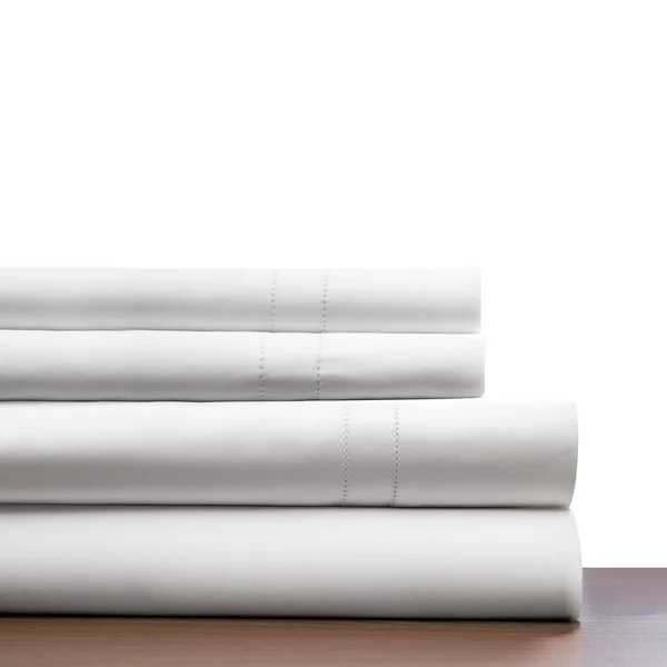 Pointehaven Deep Pocket 620 Thread Count Long Staple Cotton Sheet Set (Queen - Grey)