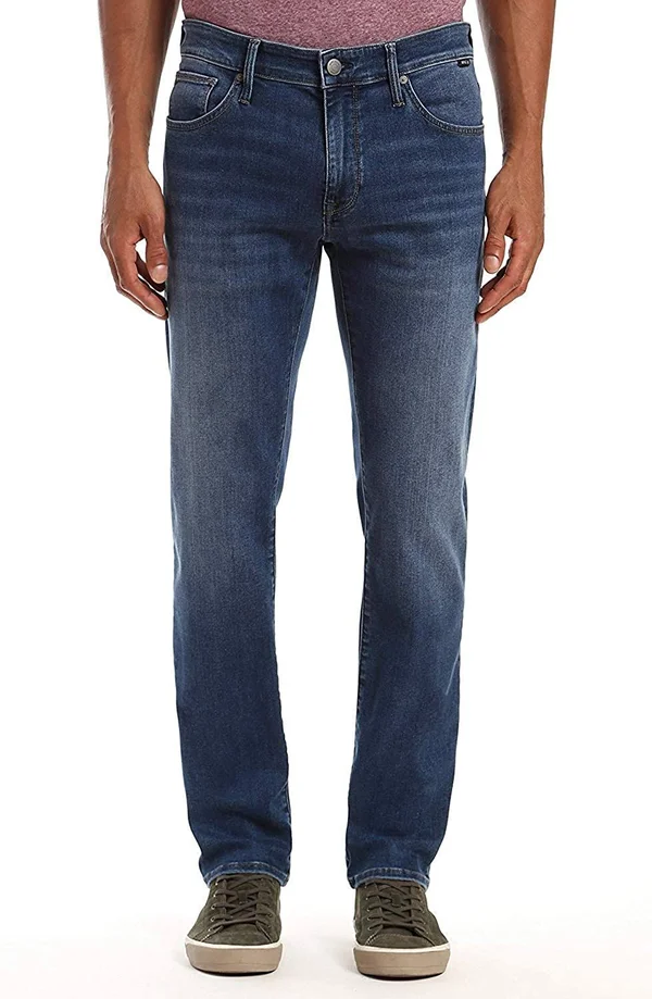 Mavi Men's Zach Straight Leg in Dark Supermove - Men's Jeans