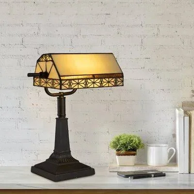 Lauria 16x22 Bankers Lamp Charlton Home