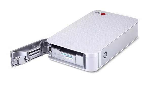 LG PD233 White & Silver Pocket Photo Mobile Printer Worldwide