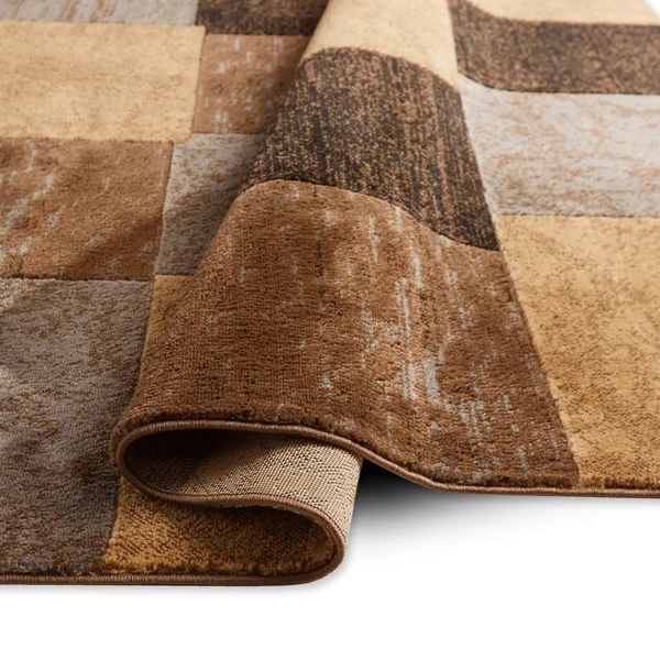 Home Dynamix Tribeca Briar Area Rug, Brown, 3PC Set