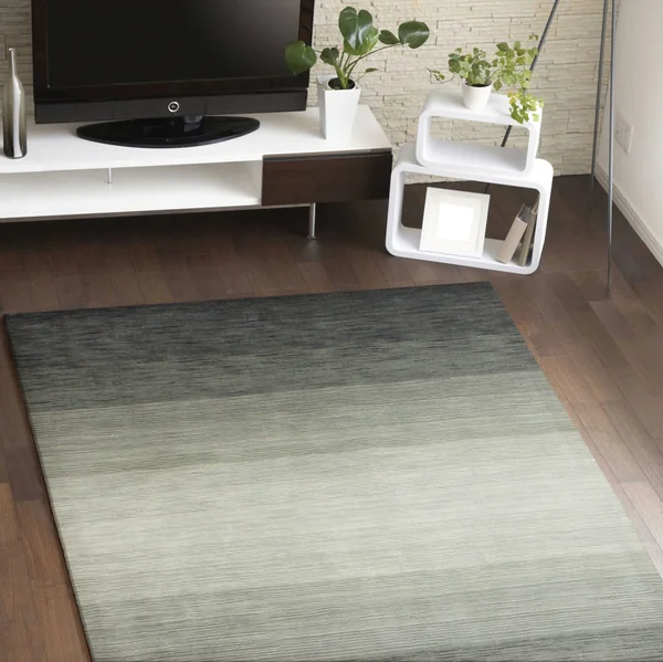Bashian Contempo ALM41 Area Rug, 7&6x22 x 9&6x22 - Charcoal