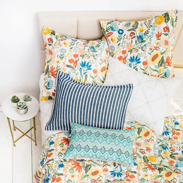 Carol & Frank Darla Pillow - Lagoon