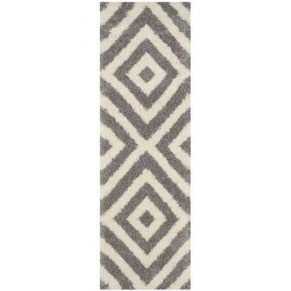 Safavieh Portofino Shag PTS217B 5&1x22 x 7&6x22 Ivory - Beige Area Rug