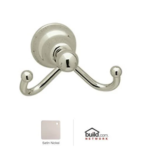 Rohl CIS7DSTN Double Robe Hook - Satin Nickel